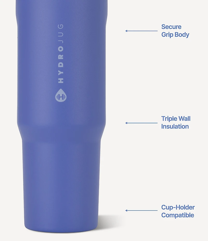 HYDROJUG Flip Straw Sport Bottle, 32-oz