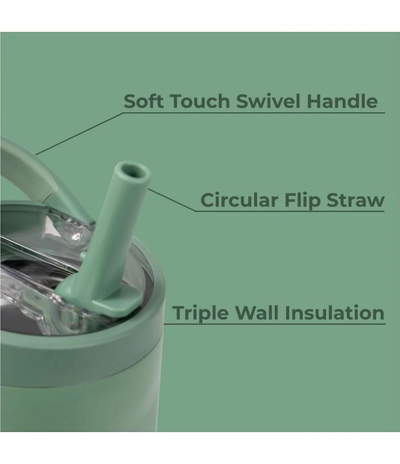 Hydrojug Flip Straw Sport Bottle, 32oz