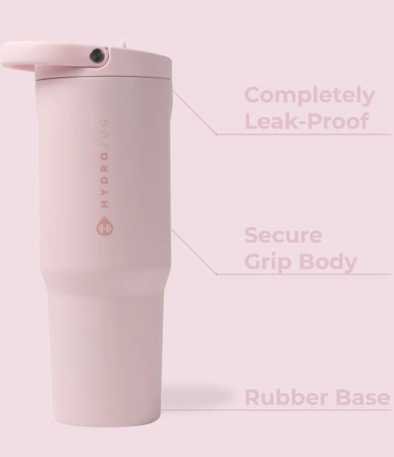 Hydrojug Flip Straw Sport Bottle, 32oz