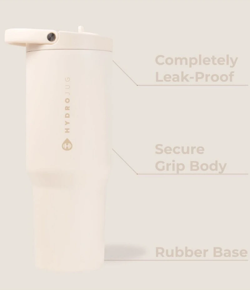 Hydrojug Flip Straw Sport Bottle, 32oz