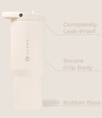 Hydrojug Flip Straw Sport Bottle, 32oz