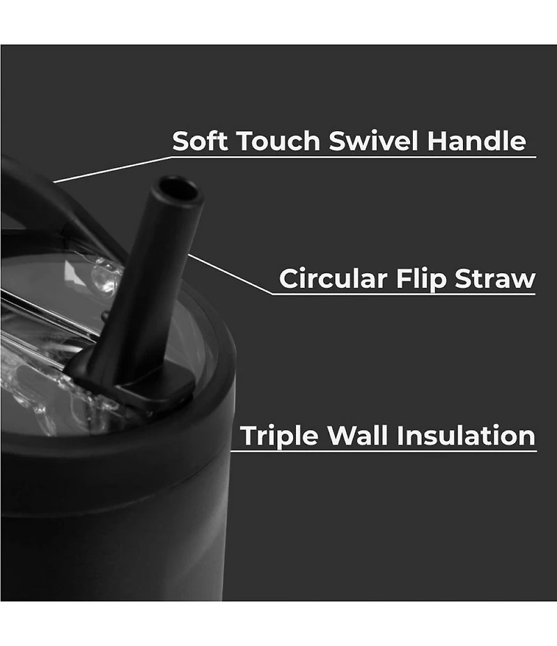 Hydrojug Flip Straw Sport Bottle, 32oz