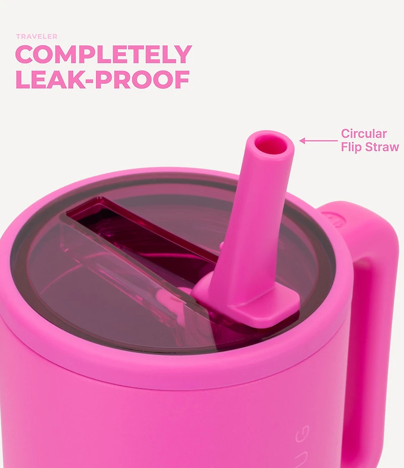 HYDROJUG Flip Straw Traveler, 40oz