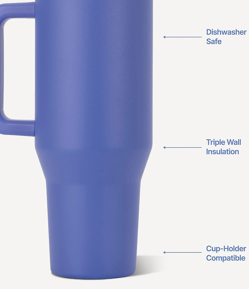 HYDROJUG Flip Straw Traveler, 40oz