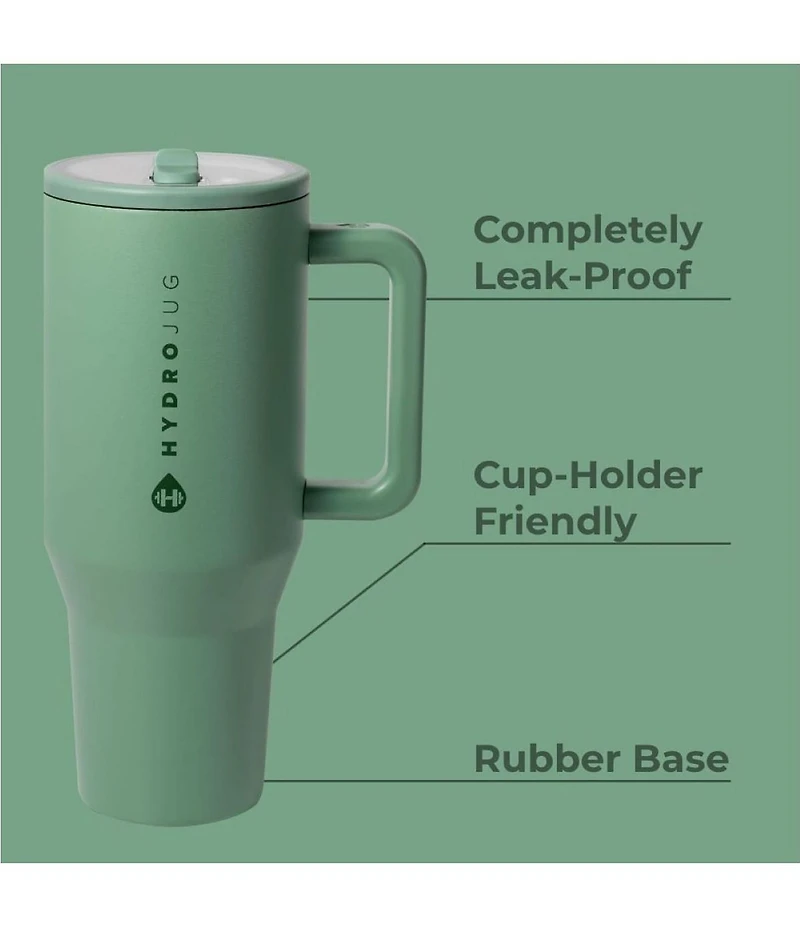 HYDROJUG Flip Straw Traveler, 40oz