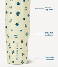 HYDROJUG Freshly Picked Flip Straw Sport Bottle, 32-oz