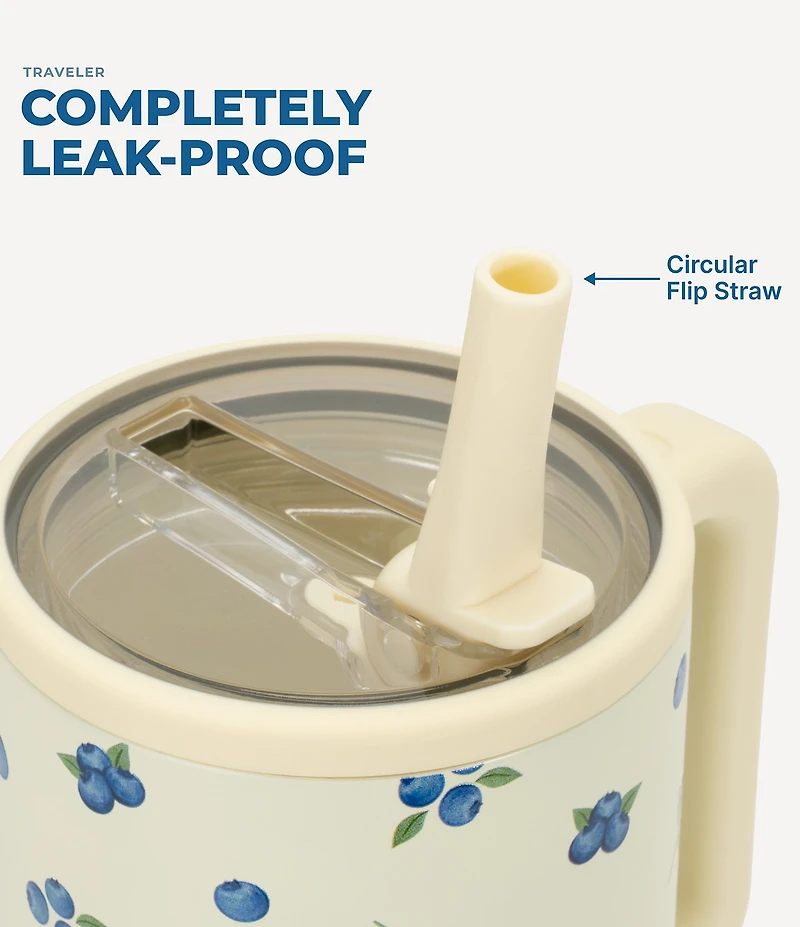 HYDROJUG Freshly Picked Flip Straw Traveler, 32-oz.