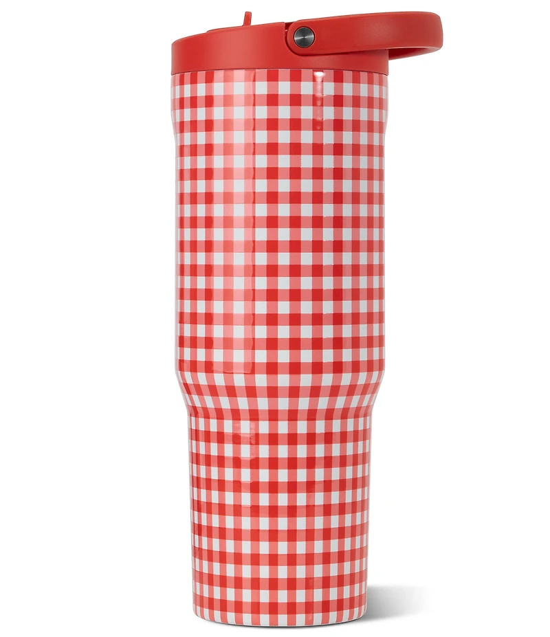 HYDROJUG Summer Picnic Flip Straw Sport Bottle, 32-oz