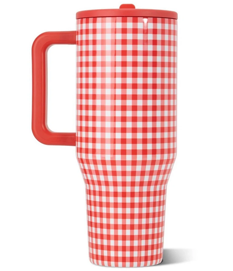 HYDROJUG Summer Picnic Flip Straw Traveler, 32-oz.