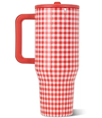 HYDROJUG Summer Picnic Flip Straw Traveler, 40oz