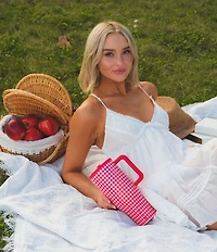 HYDROJUG Summer Picnic Flip Straw Traveler, 40oz