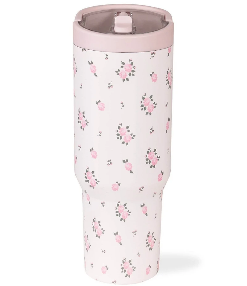 HYDROJUG Wildrose Flip Straw Sport Bottle, 32-oz