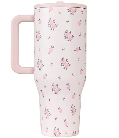 HYDROJUG Wildrose Flip Straw Traveler, 32-oz.