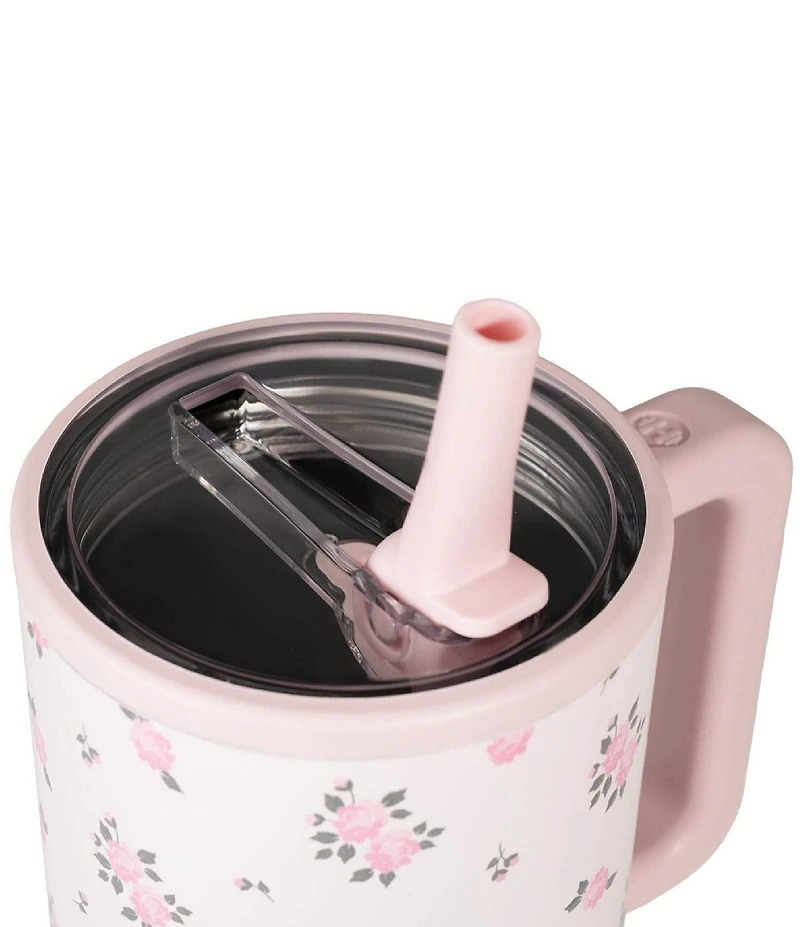 HYDROJUG Wildrose Flip Straw Traveler, 32-oz.