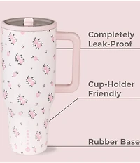 HYDROJUG Wildrose Flip Straw Traveler, 32-oz.