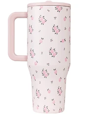 HYDROJUG Wildrose Flip Straw Traveler, 40oz