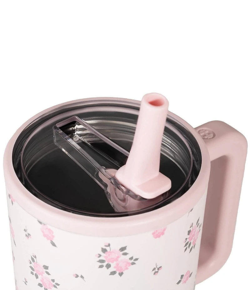 HYDROJUG Wildrose Flip Straw Traveler, 40oz