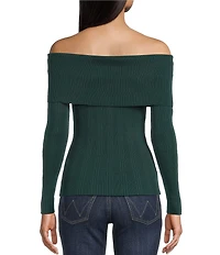 I.N. San Francisco Off-The-Shoulder Marilyn Long Sleeve Sweater