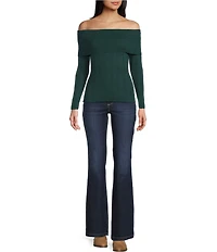 I.N. San Francisco Off-The-Shoulder Marilyn Long Sleeve Sweater