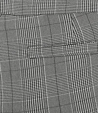 I.N. San Francisco Plaid Mid Rise Skinny Pull On Pants