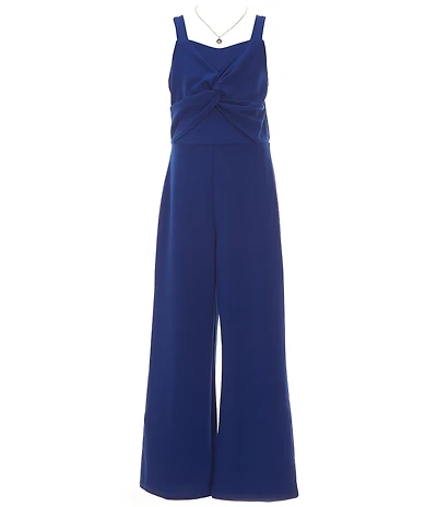 I.N. Girl Big Girls Sleeveless Crepe Jumpsuit
