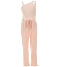 I.N. Girl Big Girls Sleeveless On-Shoulder Jumpsuit