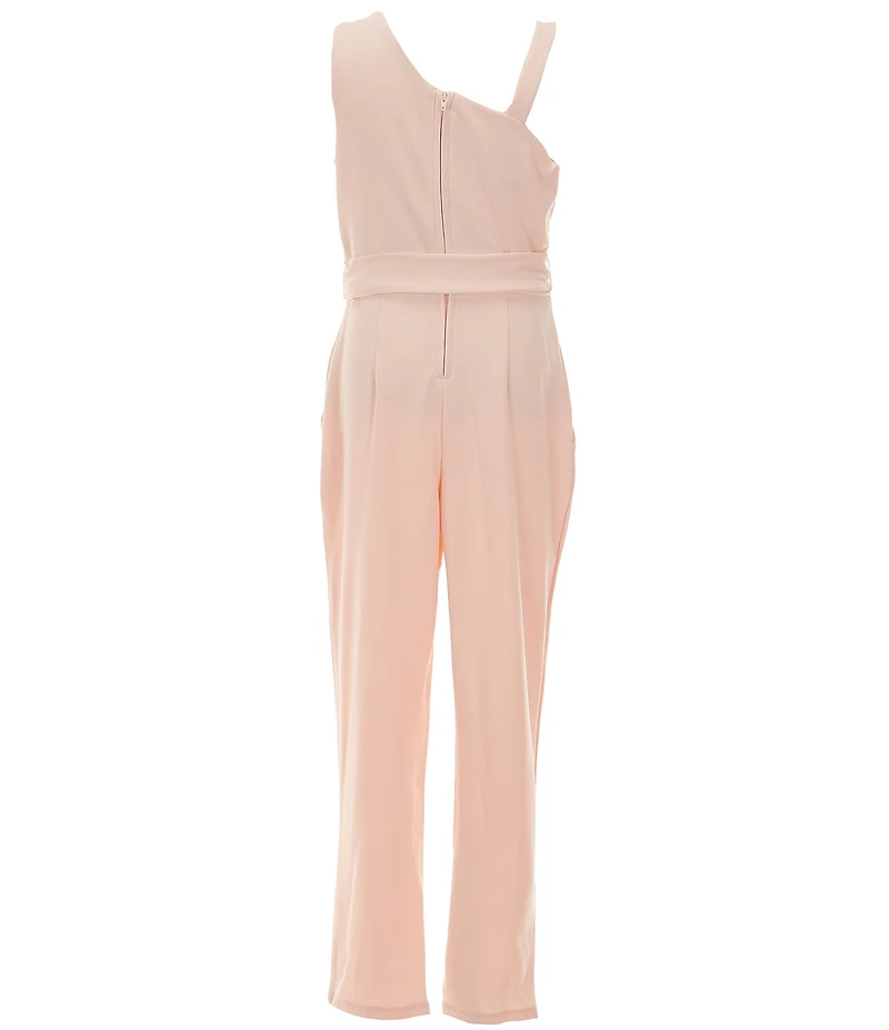 I.N. Girl Big Girls Sleeveless On-Shoulder Jumpsuit