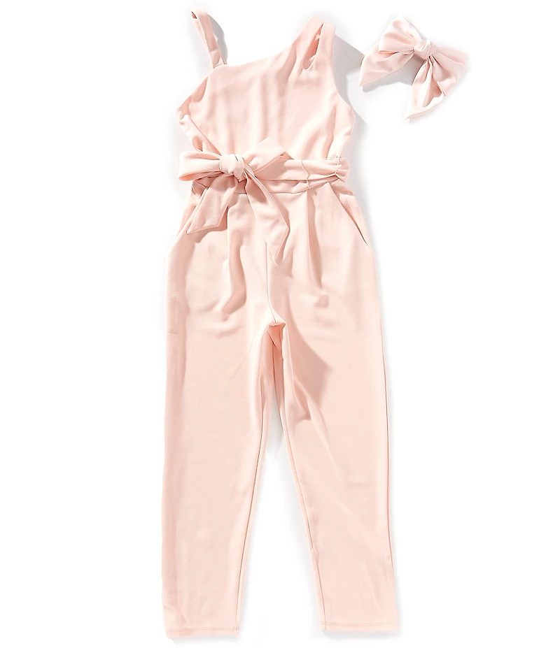 I.N. Girl Big Girls Sleeveless On-Shoulder Jumpsuit