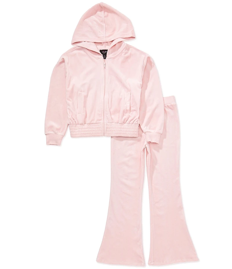 I.N. Girl Big Girls Long-Sleeve Hooded Jacket & Matching Sweatpant Set