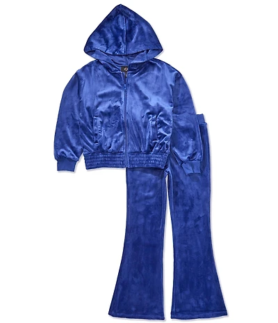 I.N. Girl Big Girls Long-Sleeve Hooded Jacket & Matching Sweatpants Set