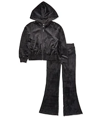 I.N. Girl Big Girls Long-Sleeve Hooded Jacket & Matching Sweatpant Set