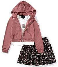 I.N. Girl Big Girls Long-Sleeve Hooded Jacket