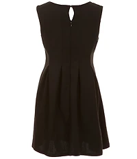 I.N. Girl Big Girls Sleeveless Fit-And-Flare Scuba Dress