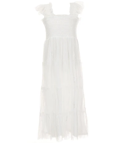 I.N. Girl Big Girls Sleeveless Smocked-Bodice Dress