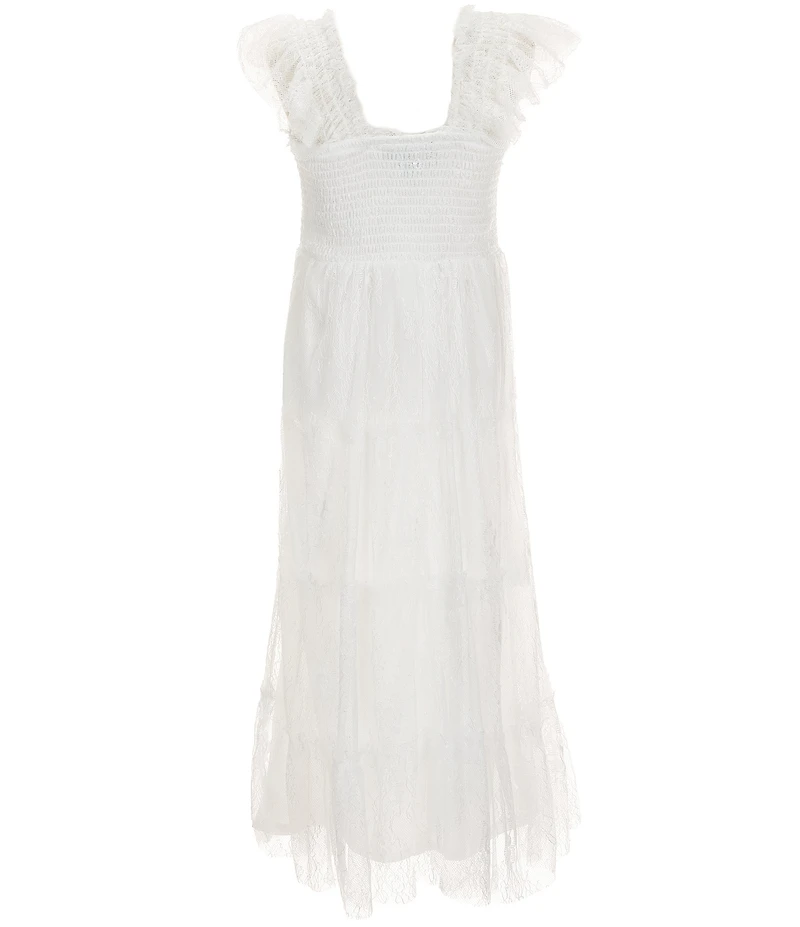 I.N. Girl Big Girls Sleeveless Smocked-Bodice Dress