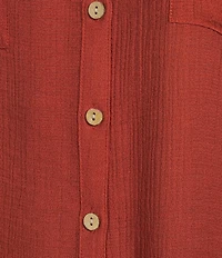 I.N. San Francisco 3/4 Sleeve Button Front Woven Top