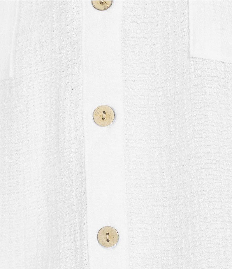 I.N. San Francisco 3/4 Sleeve Button Front Woven Top