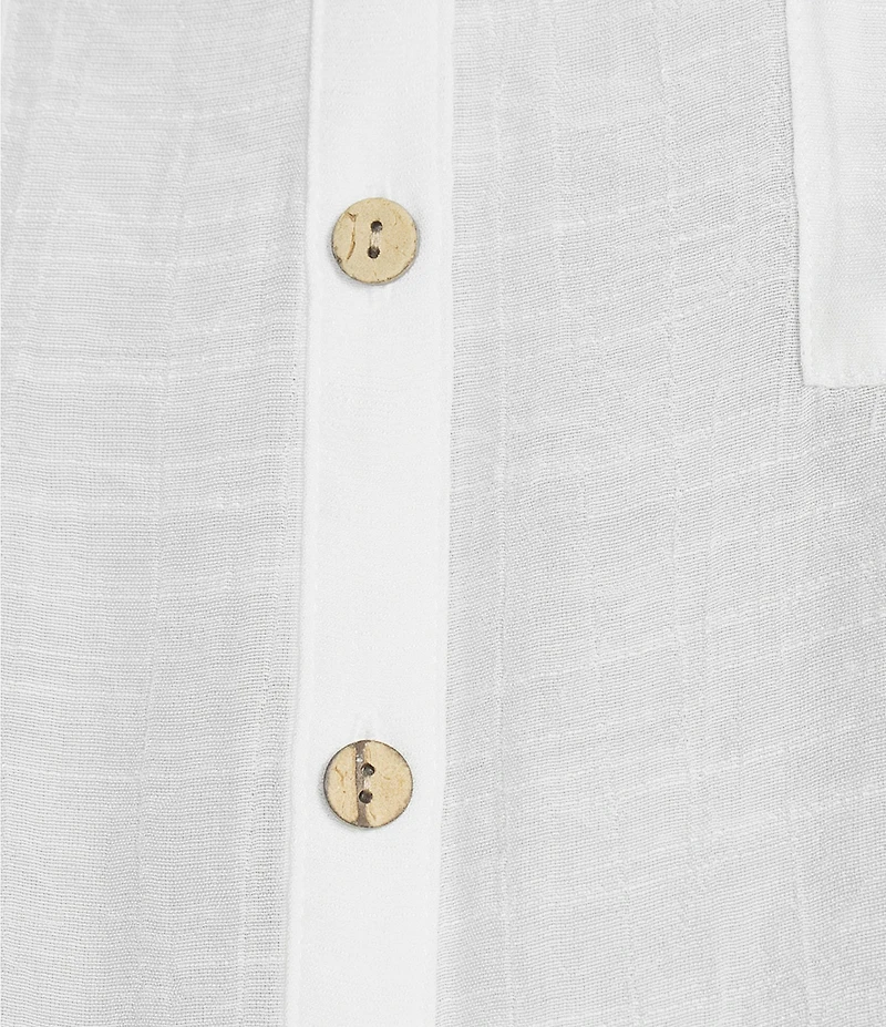 I.N. San Francisco 3/4 Sleeve Patch-Pocket Woven Shirt