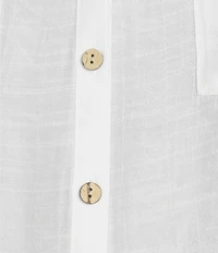 I.N. San Francisco 3/4 Sleeve Patch-Pocket Woven Shirt