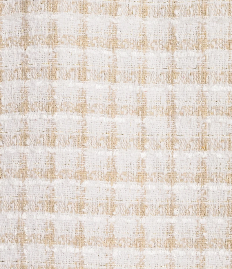 I.N. San Francisco Check Boucle Button Front Suiting Vest