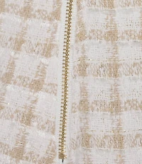 I.N. San Francisco Check Wrap Pull-On Skort