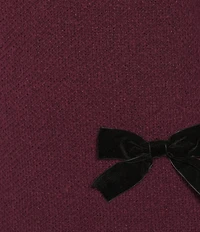 I.N. San Francisco Crew Neck Long Sleeve 3D Bow Sweater Dress