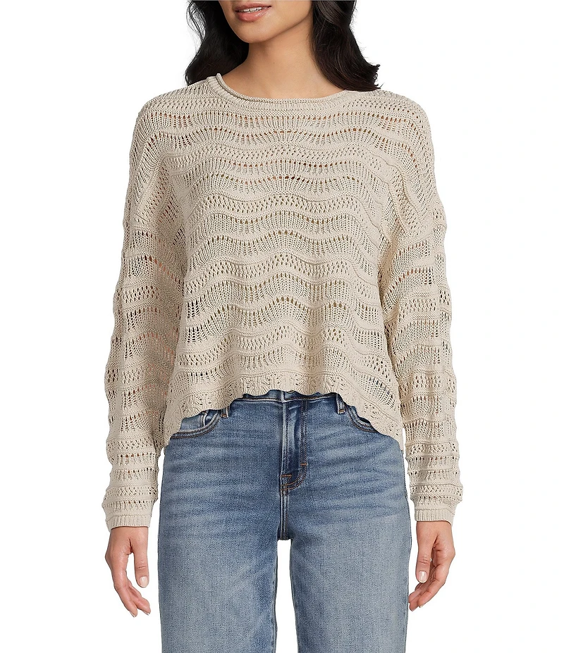 I.N. San Francisco Crewneck Long Sleeve Sweater