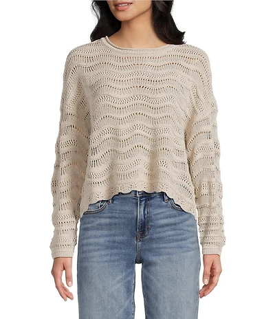 I.N. San Francisco Crewneck Long Sleeve Sweater