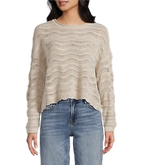 I.N. San Francisco Crewneck Long Sleeve Sweater