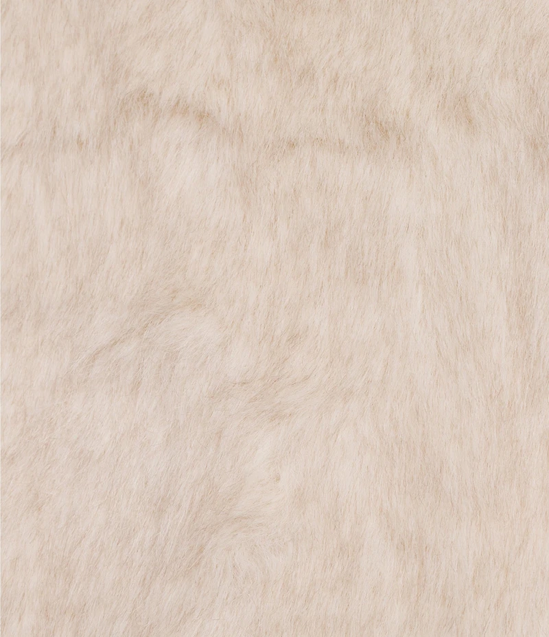 I.N. San Francisco Faux Fur Collared Long Sleeve Cropped Shrug