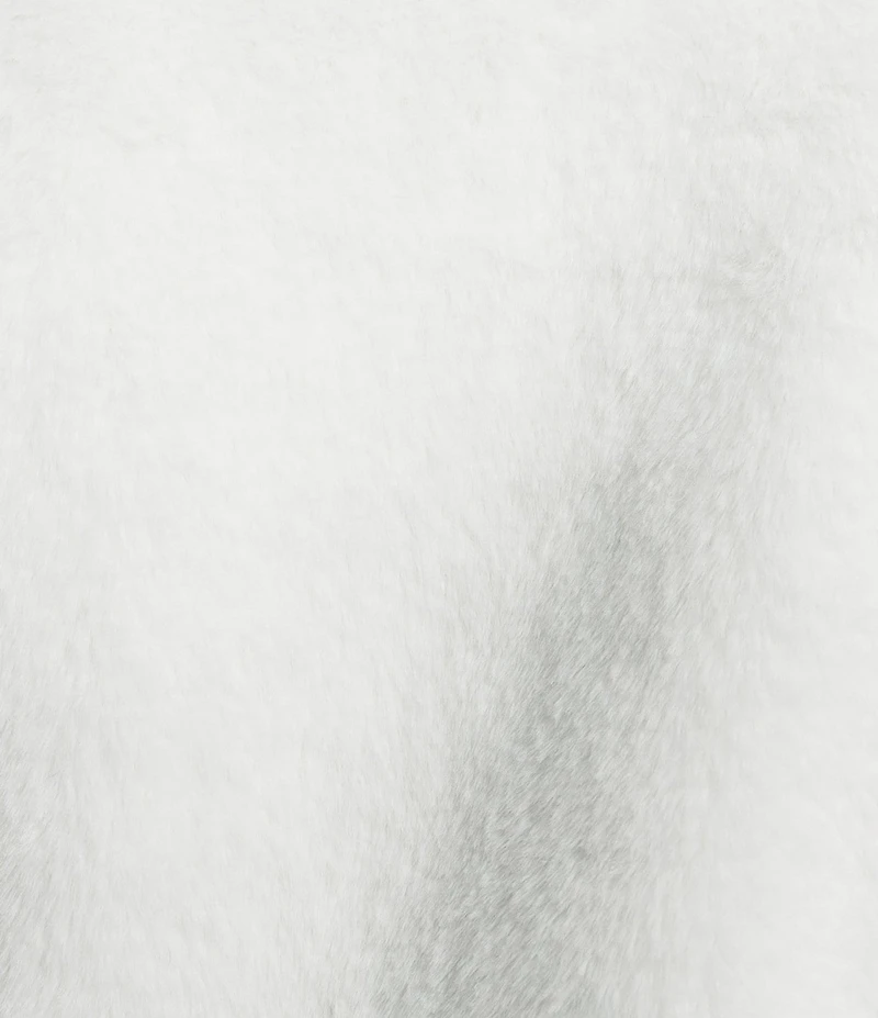 I.N. San Francisco Faux Fur Long Sleeve Cropped Shrug