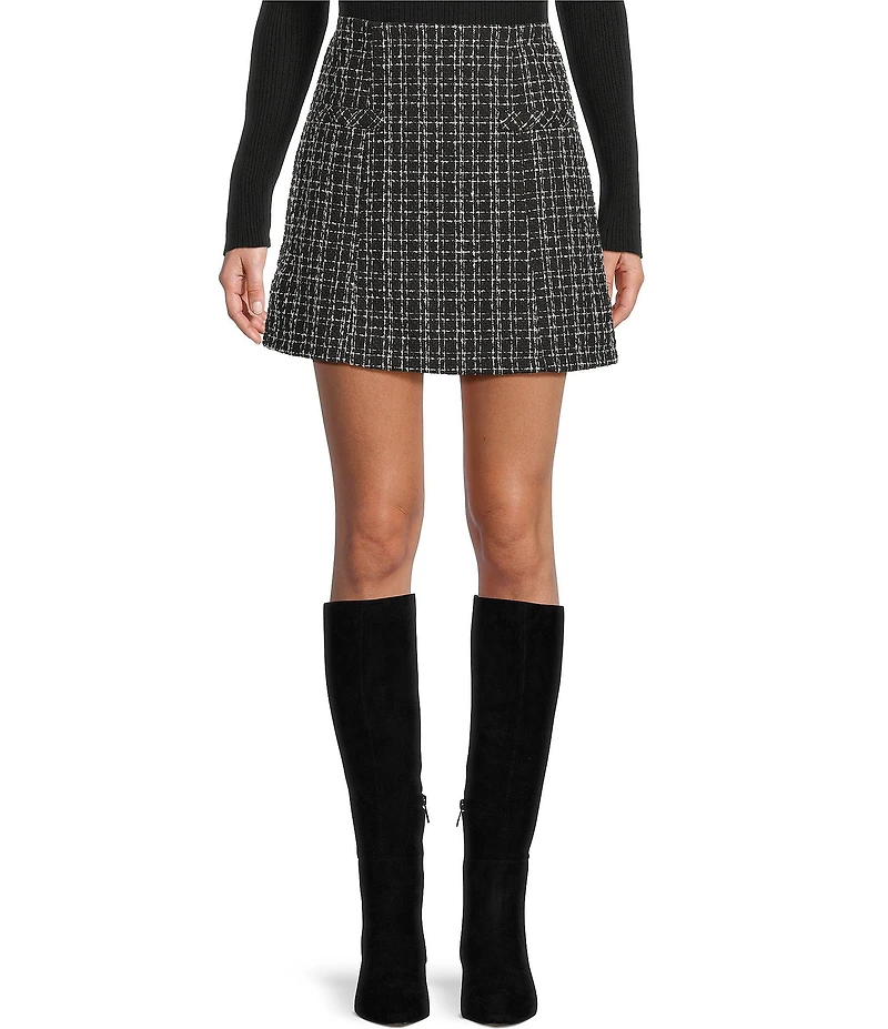 I.N. San Francisco Faux Pocket Pull-On Mini Skirt