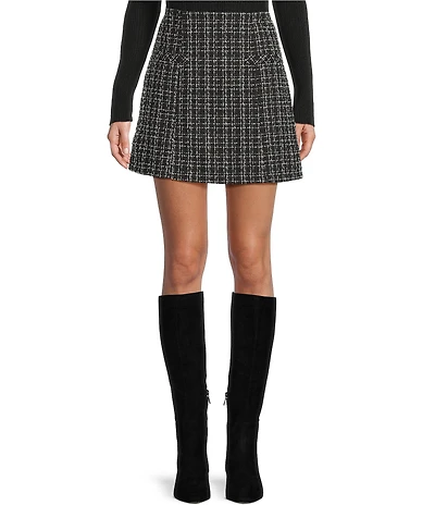 I.N. San Francisco Faux Pocket Pull-On Mini Skirt