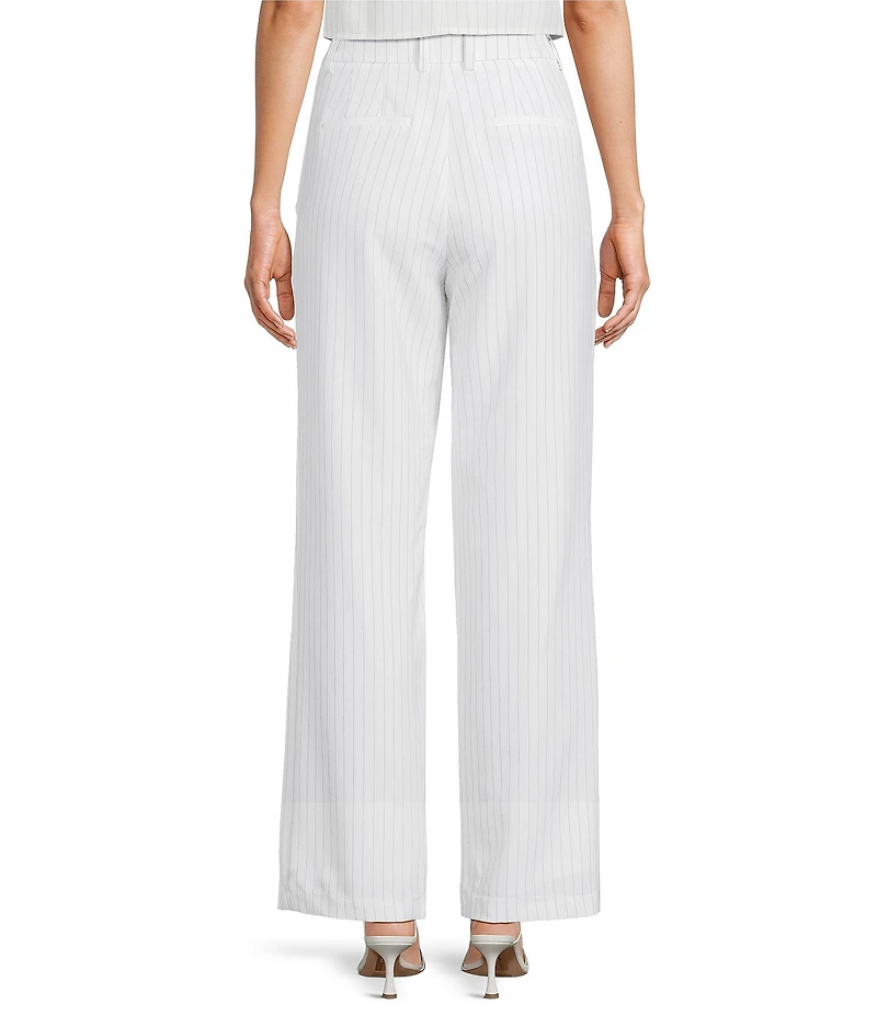 I.N. San Francisco Flat Front Pocketed Straight Leg Coordinating Pants